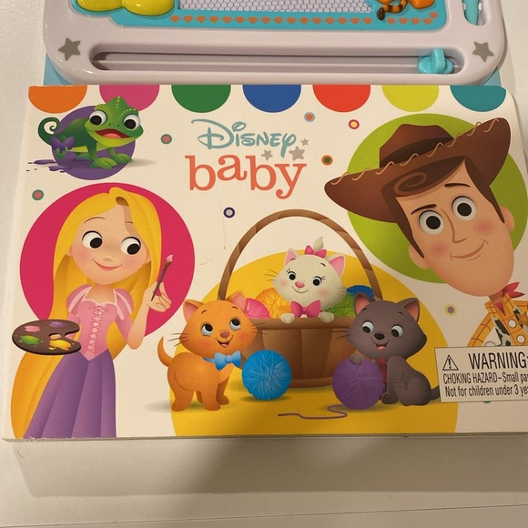 Disney Baby Drawing Book Toy Reusable Stencil Book With Magnetic Pen and Board - Picture 5 of 10